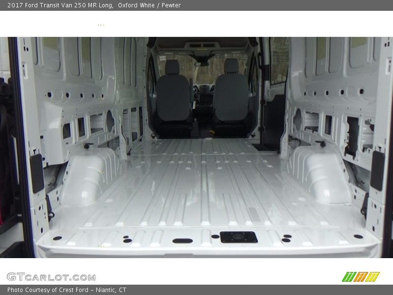 Oxford White / Pewter 2017 Ford Transit Van 250 MR Long