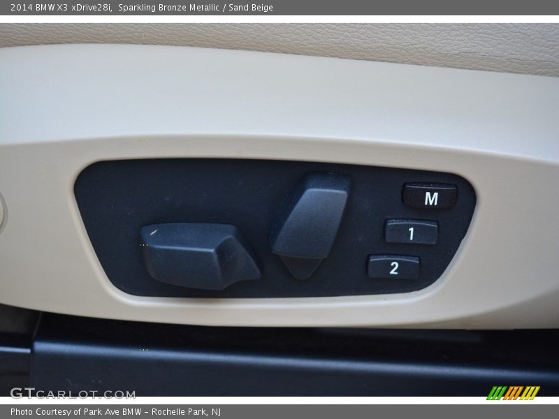 Sparkling Bronze Metallic / Sand Beige 2014 BMW X3 xDrive28i