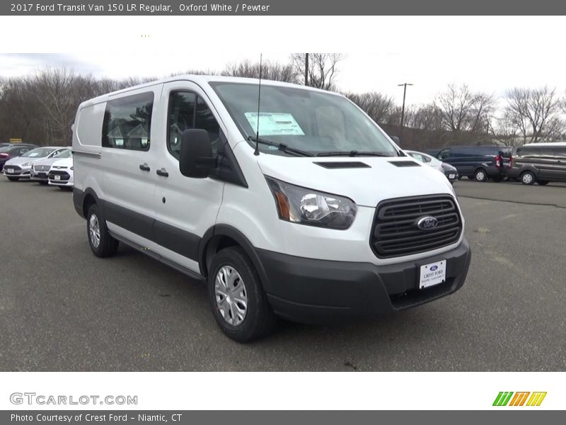 Oxford White / Pewter 2017 Ford Transit Van 150 LR Regular
