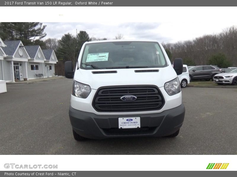 Oxford White / Pewter 2017 Ford Transit Van 150 LR Regular