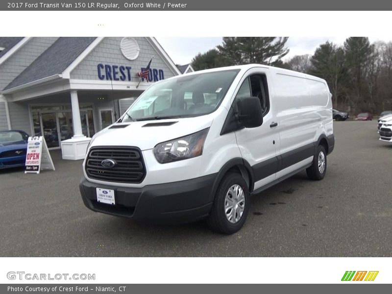 Oxford White / Pewter 2017 Ford Transit Van 150 LR Regular