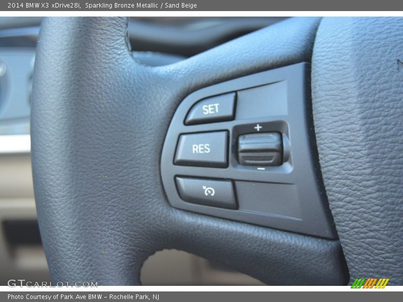 Sparkling Bronze Metallic / Sand Beige 2014 BMW X3 xDrive28i