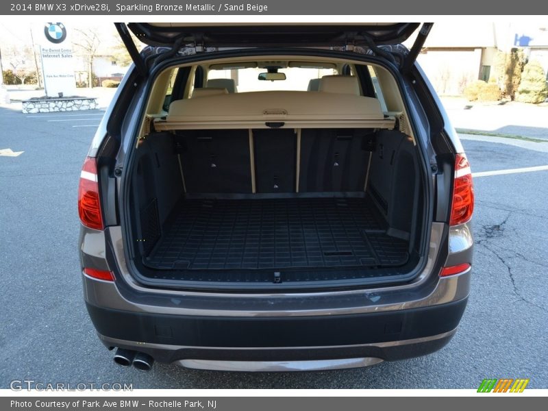 Sparkling Bronze Metallic / Sand Beige 2014 BMW X3 xDrive28i