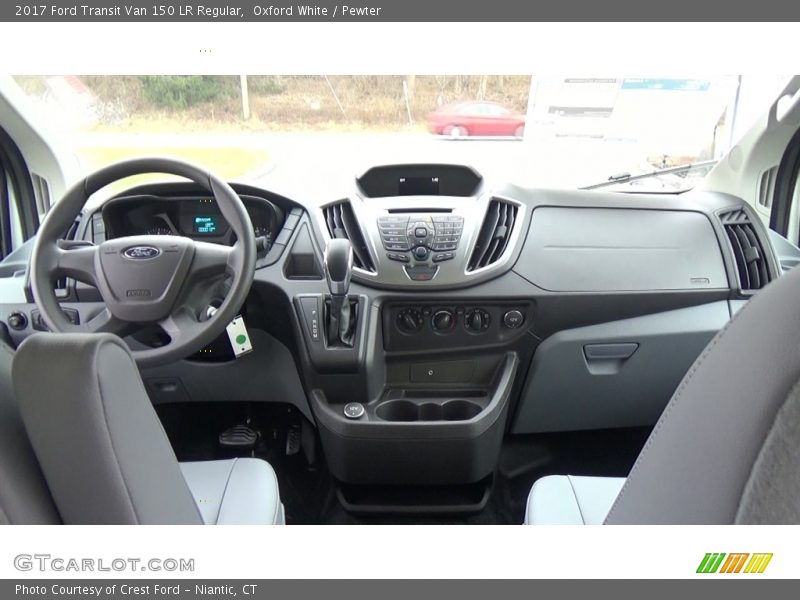 Oxford White / Pewter 2017 Ford Transit Van 150 LR Regular