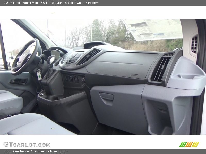 Oxford White / Pewter 2017 Ford Transit Van 150 LR Regular