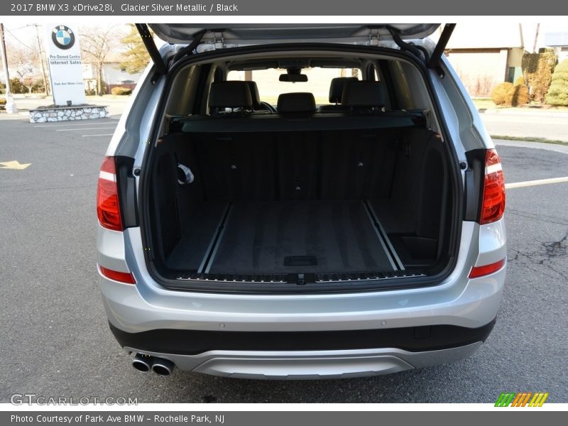 Glacier Silver Metallic / Black 2017 BMW X3 xDrive28i