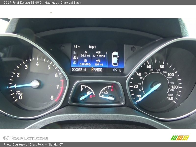 Magnetic / Charcoal Black 2017 Ford Escape SE 4WD