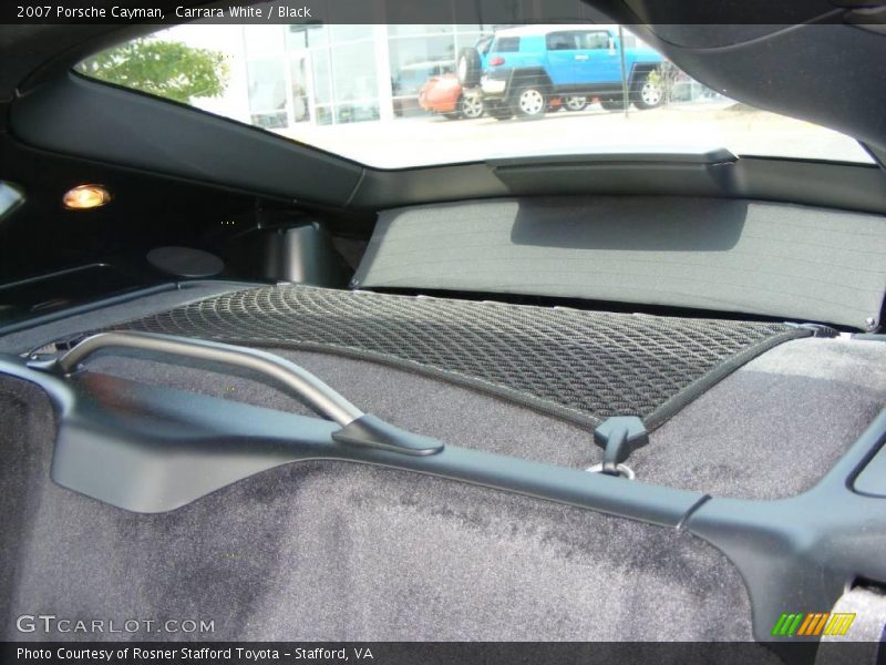 Carrara White / Black 2007 Porsche Cayman