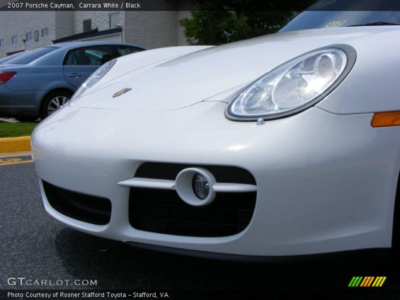 Carrara White / Black 2007 Porsche Cayman