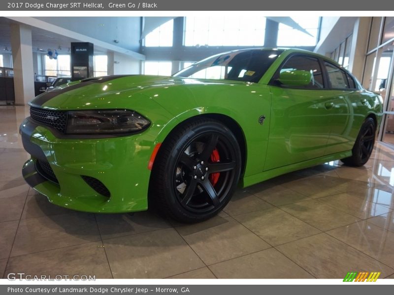 Green Go / Black 2017 Dodge Charger SRT Hellcat