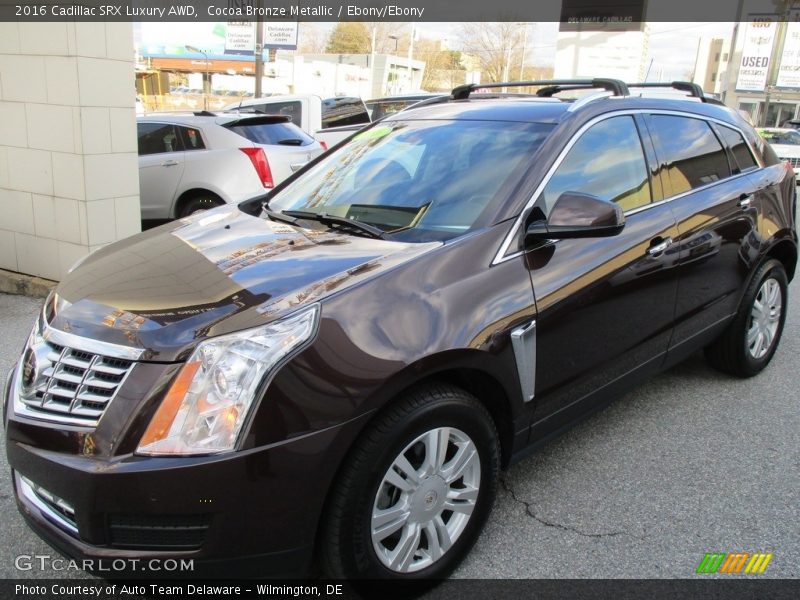 Cocoa Bronze Metallic / Ebony/Ebony 2016 Cadillac SRX Luxury AWD