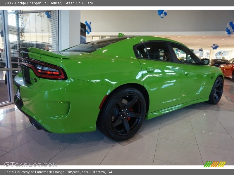 Green Go / Black 2017 Dodge Charger SRT Hellcat