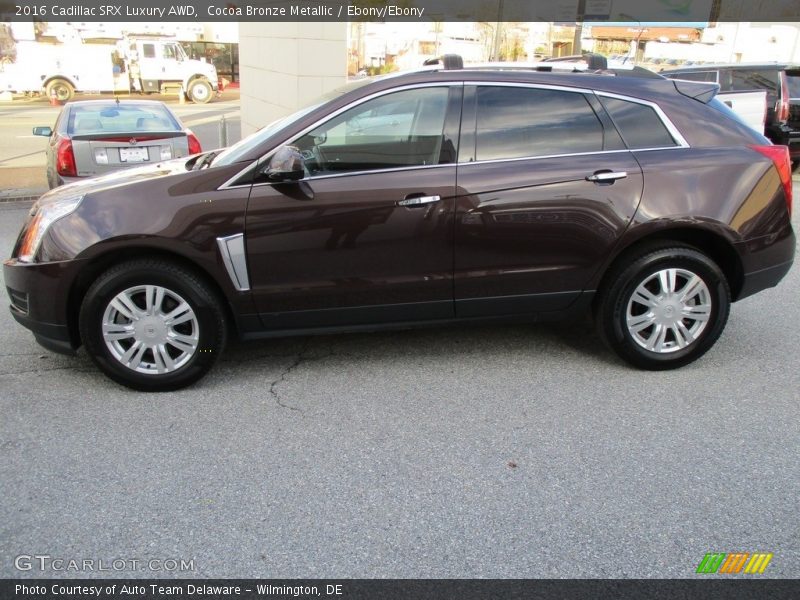 Cocoa Bronze Metallic / Ebony/Ebony 2016 Cadillac SRX Luxury AWD