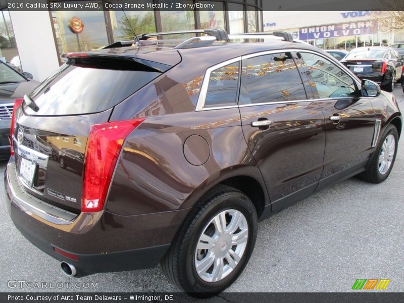 Cocoa Bronze Metallic / Ebony/Ebony 2016 Cadillac SRX Luxury AWD