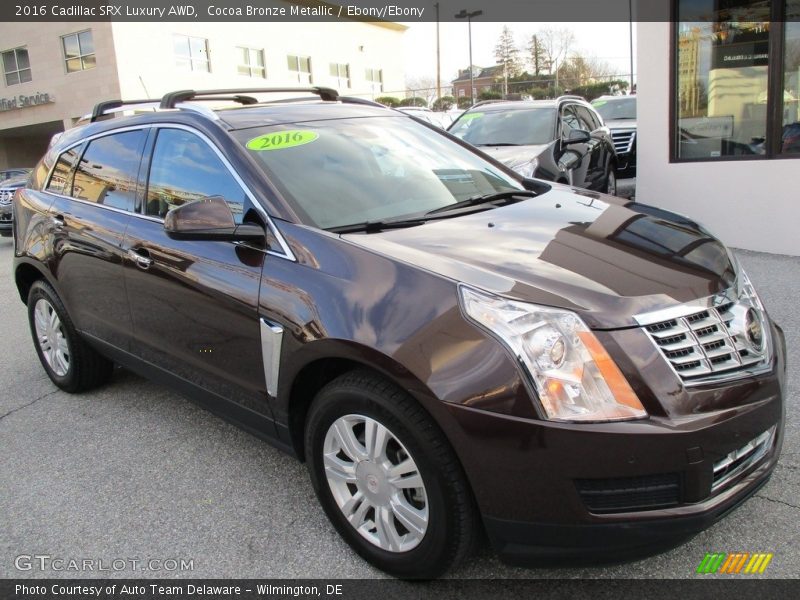 Cocoa Bronze Metallic / Ebony/Ebony 2016 Cadillac SRX Luxury AWD