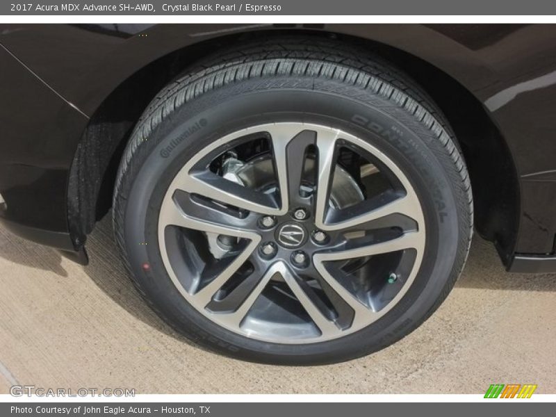 Crystal Black Pearl / Espresso 2017 Acura MDX Advance SH-AWD