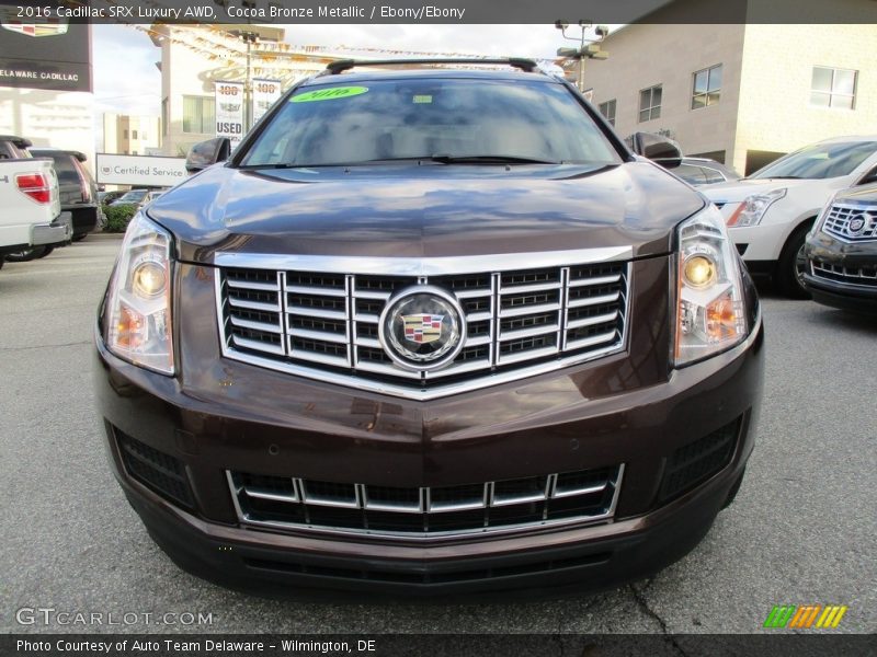 Cocoa Bronze Metallic / Ebony/Ebony 2016 Cadillac SRX Luxury AWD