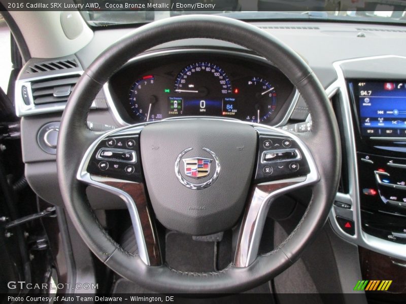Cocoa Bronze Metallic / Ebony/Ebony 2016 Cadillac SRX Luxury AWD