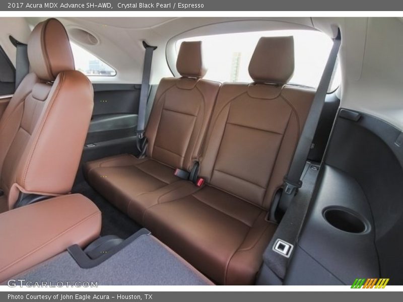 Rear Seat of 2017 MDX Advance SH-AWD