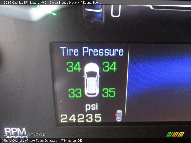 Cocoa Bronze Metallic / Ebony/Ebony 2016 Cadillac SRX Luxury AWD