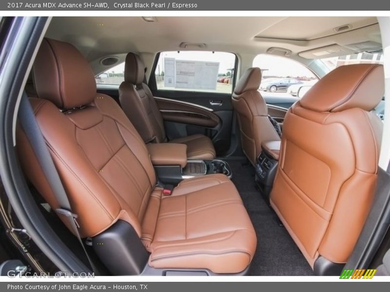 Rear Seat of 2017 MDX Advance SH-AWD
