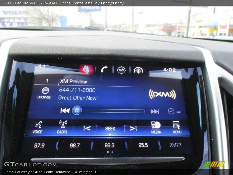 Cocoa Bronze Metallic / Ebony/Ebony 2016 Cadillac SRX Luxury AWD