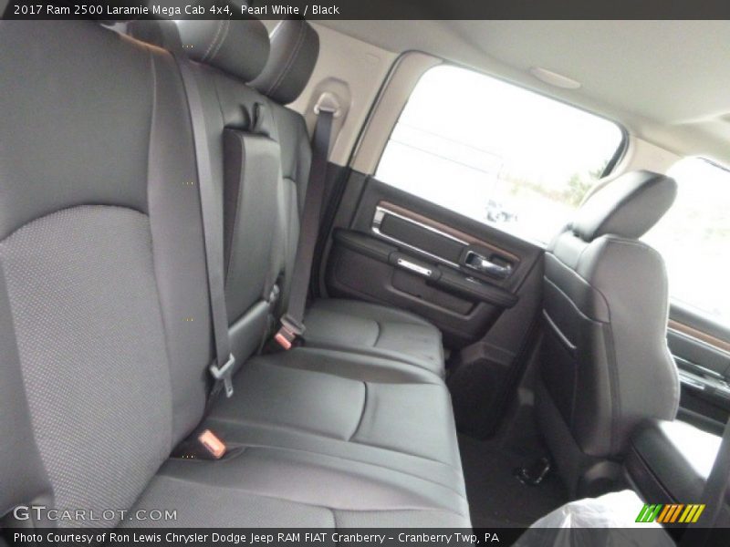 Pearl White / Black 2017 Ram 2500 Laramie Mega Cab 4x4
