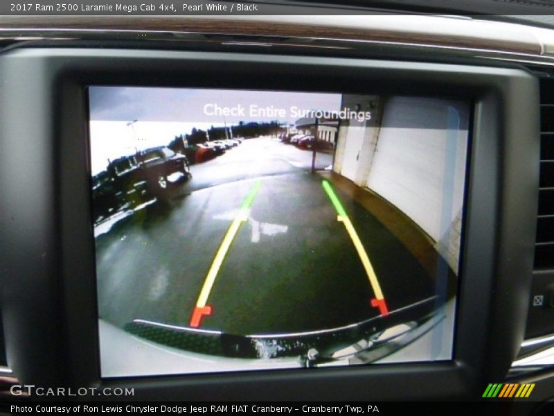 Pearl White / Black 2017 Ram 2500 Laramie Mega Cab 4x4