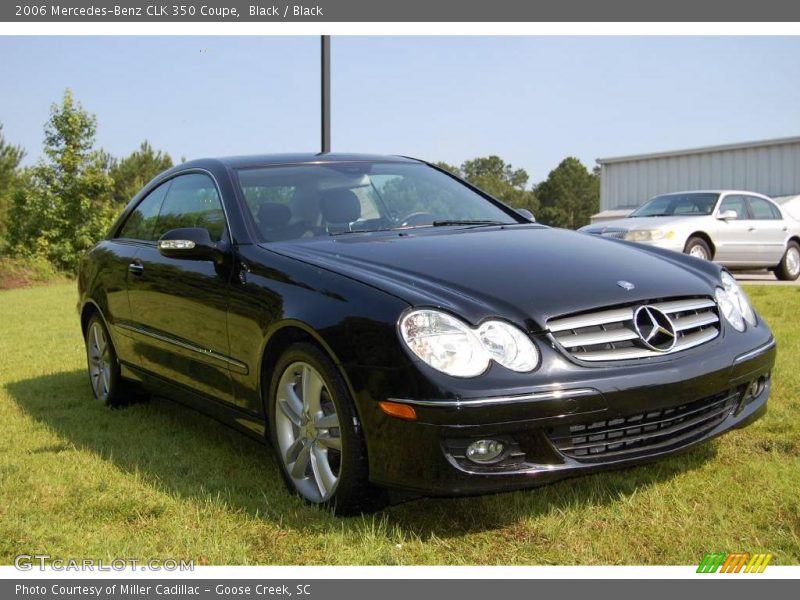 Black / Black 2006 Mercedes-Benz CLK 350 Coupe