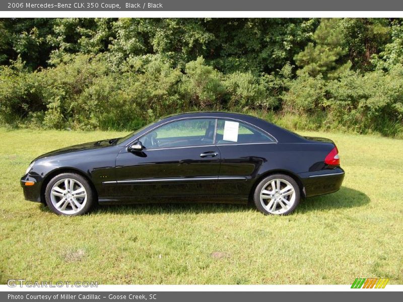 Black / Black 2006 Mercedes-Benz CLK 350 Coupe