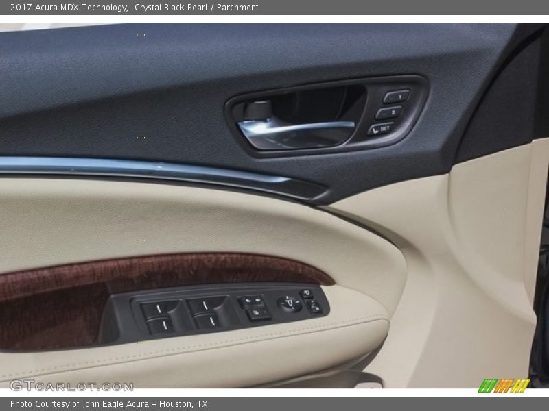 Crystal Black Pearl / Parchment 2017 Acura MDX Technology