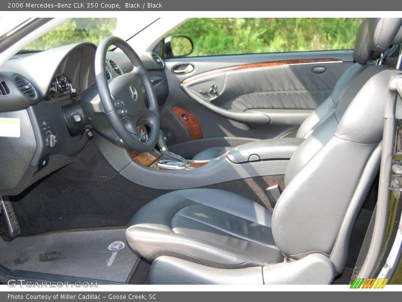 Black / Black 2006 Mercedes-Benz CLK 350 Coupe