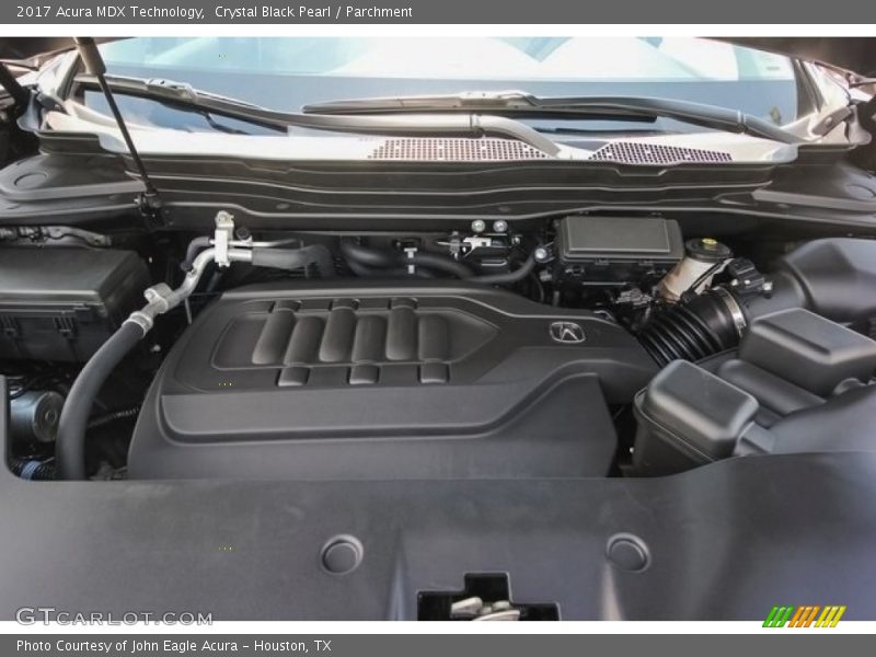 Crystal Black Pearl / Parchment 2017 Acura MDX Technology