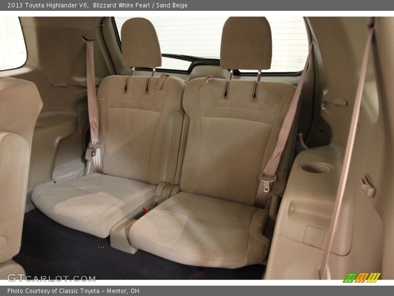 Blizzard White Pearl / Sand Beige 2013 Toyota Highlander V6