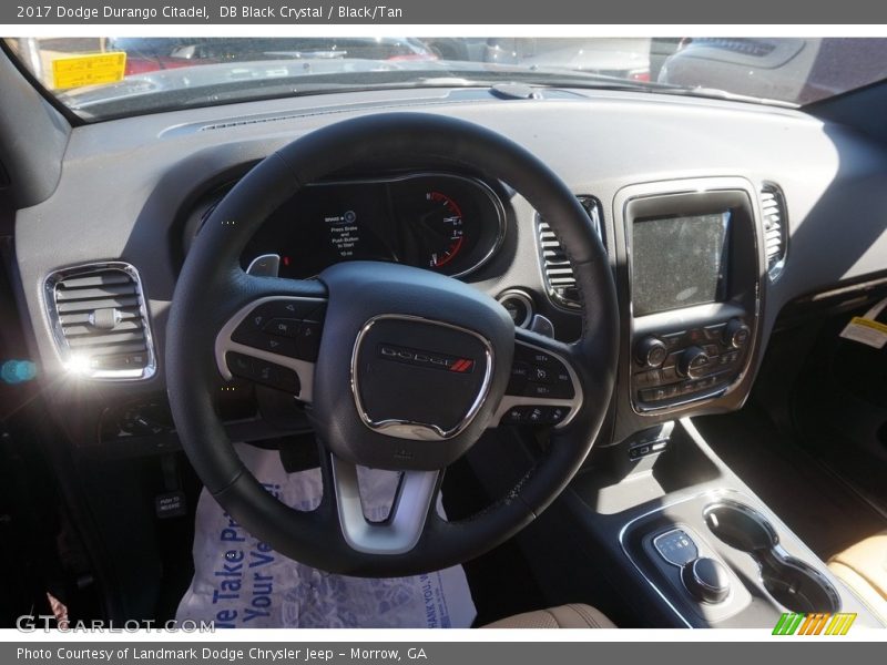 DB Black Crystal / Black/Tan 2017 Dodge Durango Citadel