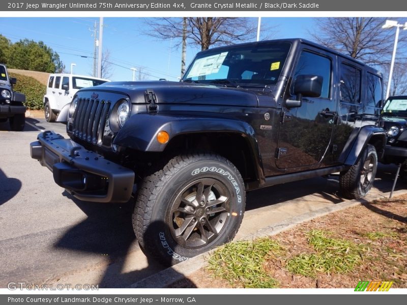 Granite Crystal Metallic / Black/Dark Saddle 2017 Jeep Wrangler Unlimited 75th Anniversary Edition 4x4