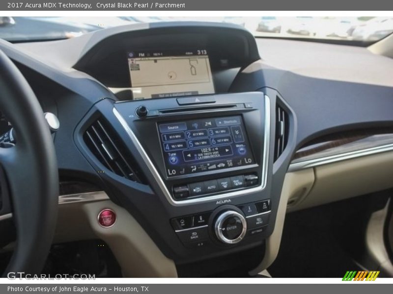 Crystal Black Pearl / Parchment 2017 Acura MDX Technology