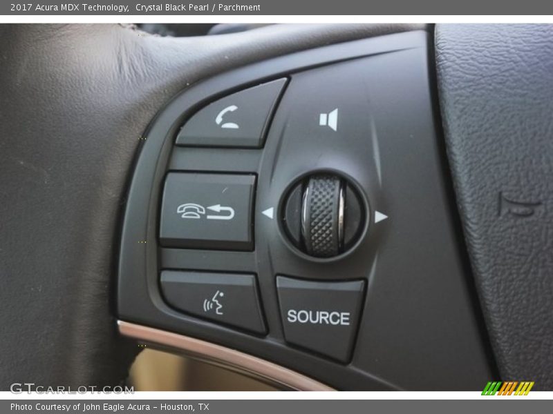 Crystal Black Pearl / Parchment 2017 Acura MDX Technology