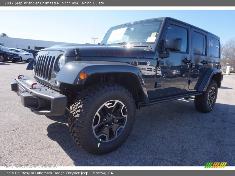 Rhino / Black 2017 Jeep Wrangler Unlimited Rubicon 4x4