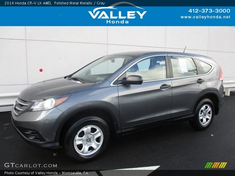 Polished Metal Metallic / Gray 2014 Honda CR-V LX AWD