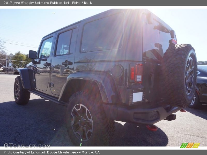 Rhino / Black 2017 Jeep Wrangler Unlimited Rubicon 4x4