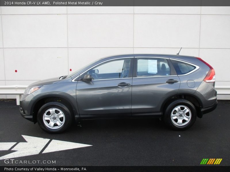 Polished Metal Metallic / Gray 2014 Honda CR-V LX AWD