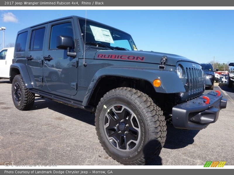 Rhino / Black 2017 Jeep Wrangler Unlimited Rubicon 4x4