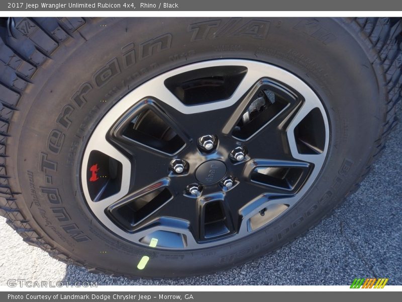 Rhino / Black 2017 Jeep Wrangler Unlimited Rubicon 4x4