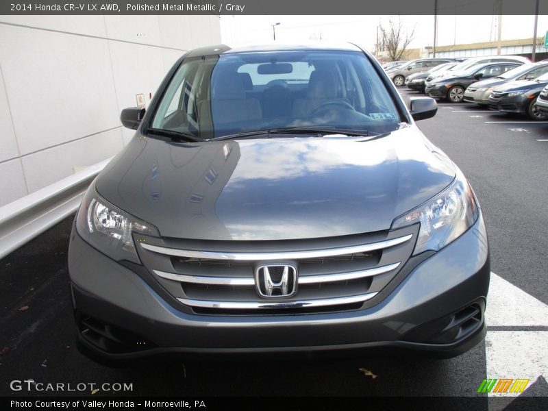 Polished Metal Metallic / Gray 2014 Honda CR-V LX AWD