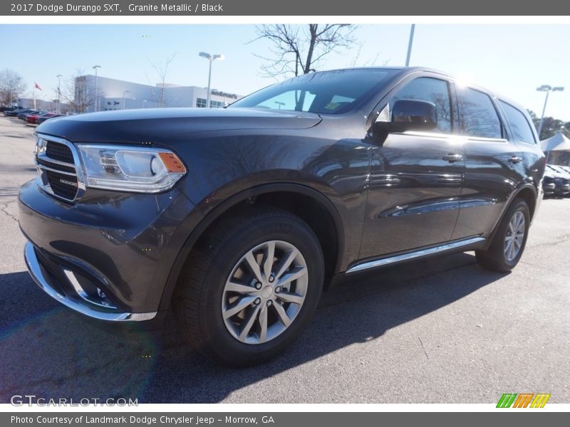 Granite Metallic / Black 2017 Dodge Durango SXT