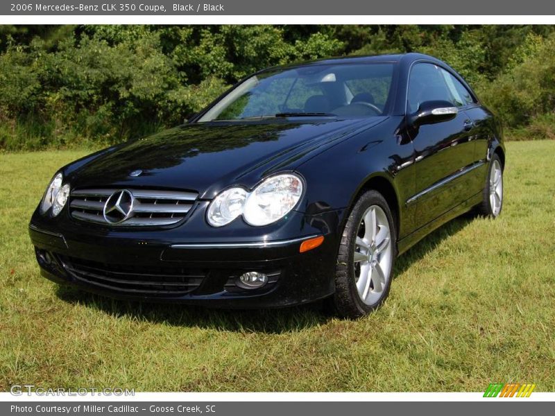 Black / Black 2006 Mercedes-Benz CLK 350 Coupe