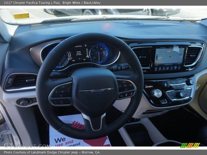 Bright White / Black/Alloy 2017 Chrysler Pacifica Touring L Plus