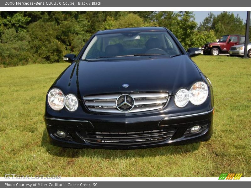 Black / Black 2006 Mercedes-Benz CLK 350 Coupe