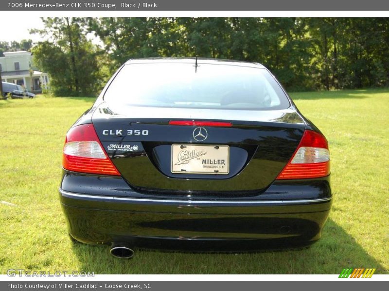 Black / Black 2006 Mercedes-Benz CLK 350 Coupe